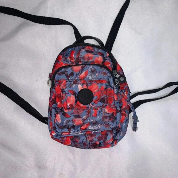 Kipling Alber Convertible 3-in-1 Mini Bag Backpack Festive Floral - Picture 6 of 9